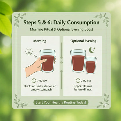 SugarCare Balance Wooden Water Glass (Natural Sugar Solution)
