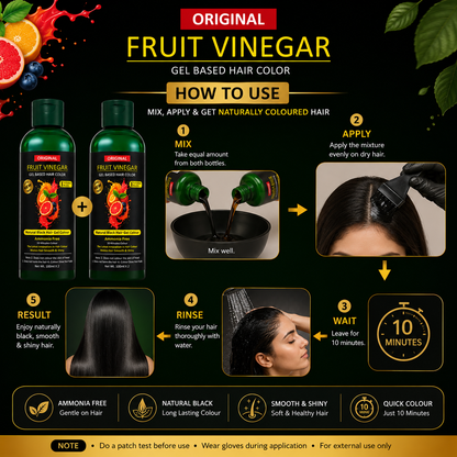 FruitVeda™️ Fruit Vinegar Gel Hair Color