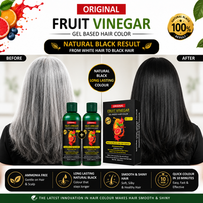 FruitVeda™️ Fruit Vinegar Gel Hair Color