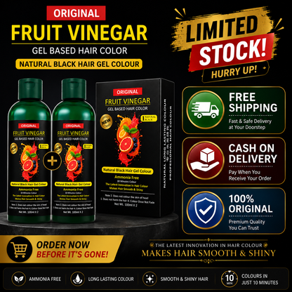 FruitVeda™️ Fruit Vinegar Gel Hair Color