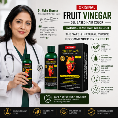 FruitVeda™️ Fruit Vinegar Gel Hair Color