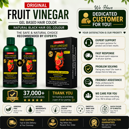 FruitVeda™️ Fruit Vinegar Gel Hair Color