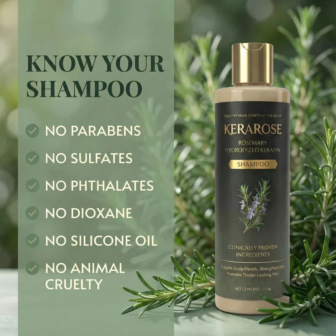 Kesaarose Rosemary Shampoo For Hair Growth (Buy 1 Get 1 Free 🔥🔥)
